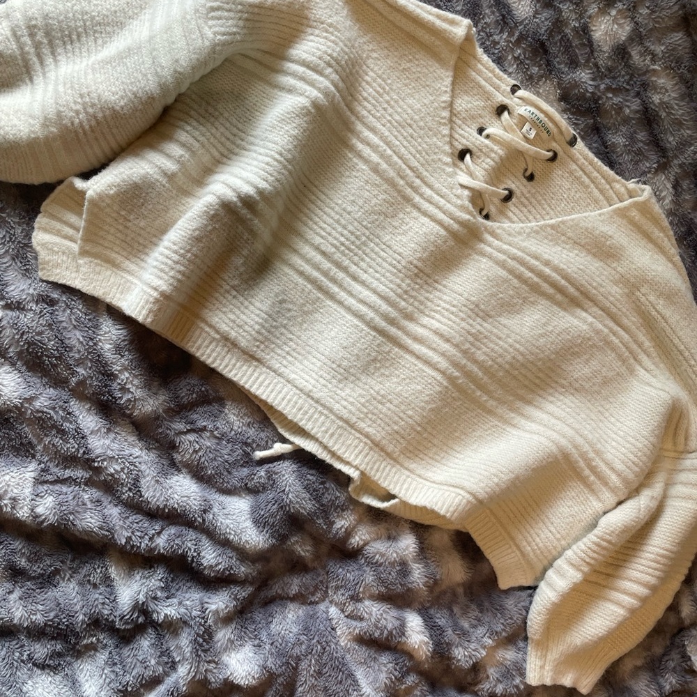 Earthbound crop sweater